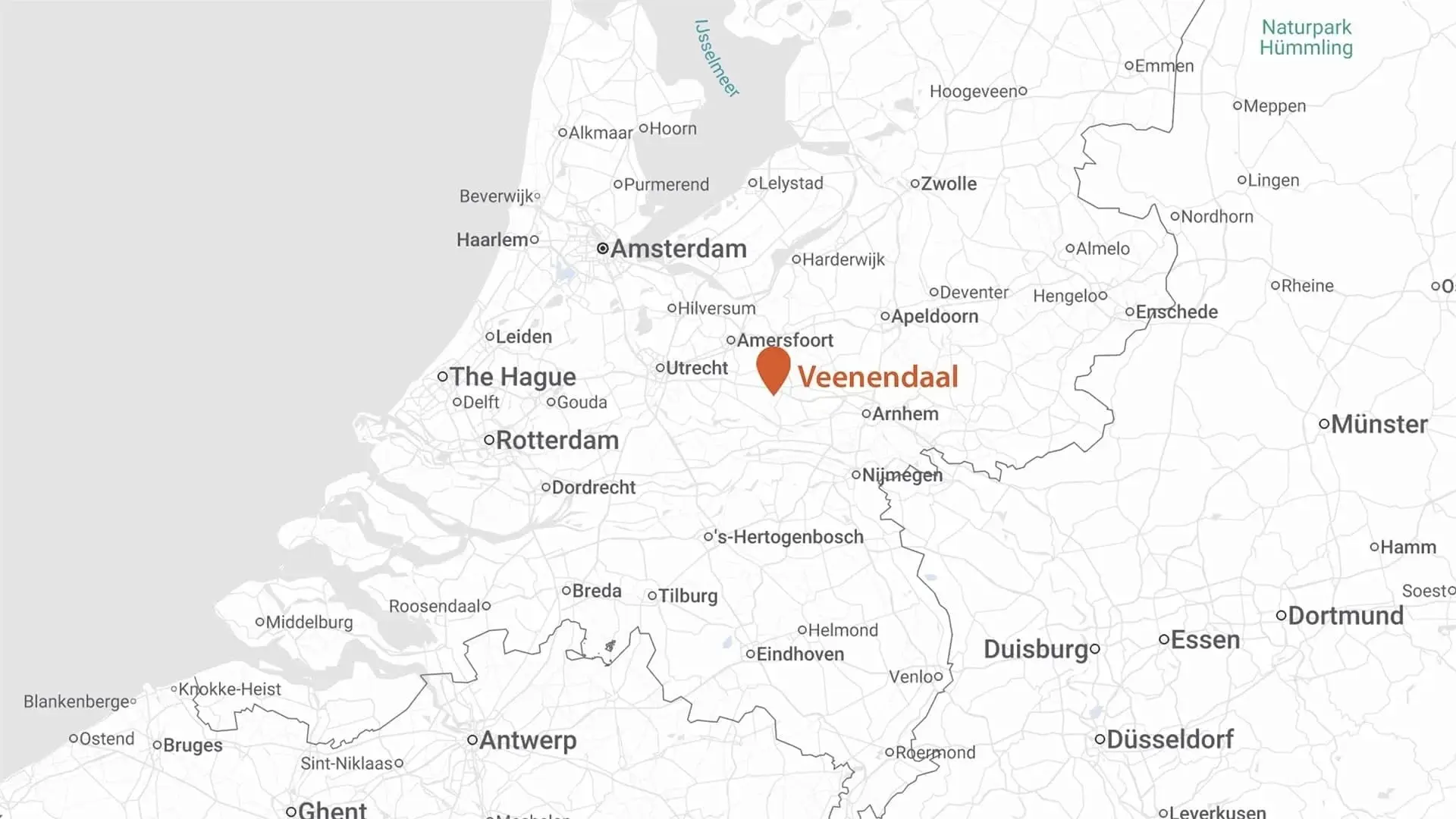 Locatie van Shelvy® zelfservice showroom